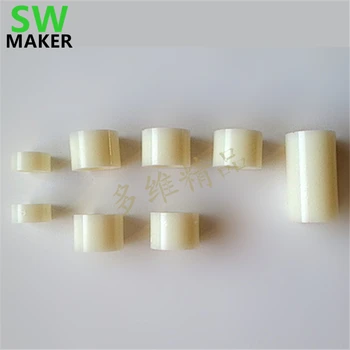 UM2 3D tlačiarne Ultimaker2 DIY nylon podložky dištančné Nylon izolácie stĺpec jednotky