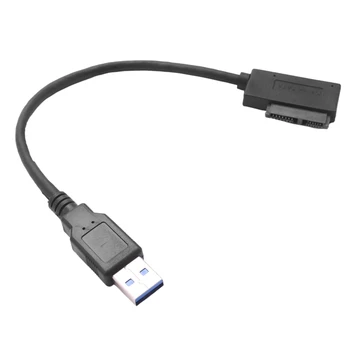 USB 3.0 Až 7+6 13Pin Tenká SATA Notebook, CD/DVD ROM Optickej Jednotky Kábel Adaptéra