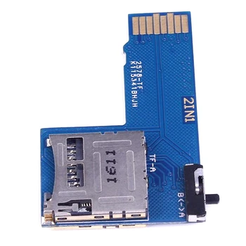 Duálny Systém Dual TF Karty Adaptéra Pamäťovej Doska 2 V 1 TF (Micro-SD Karty Adaptéra Prepínač Pre Raspberry Pi 3B+/3B